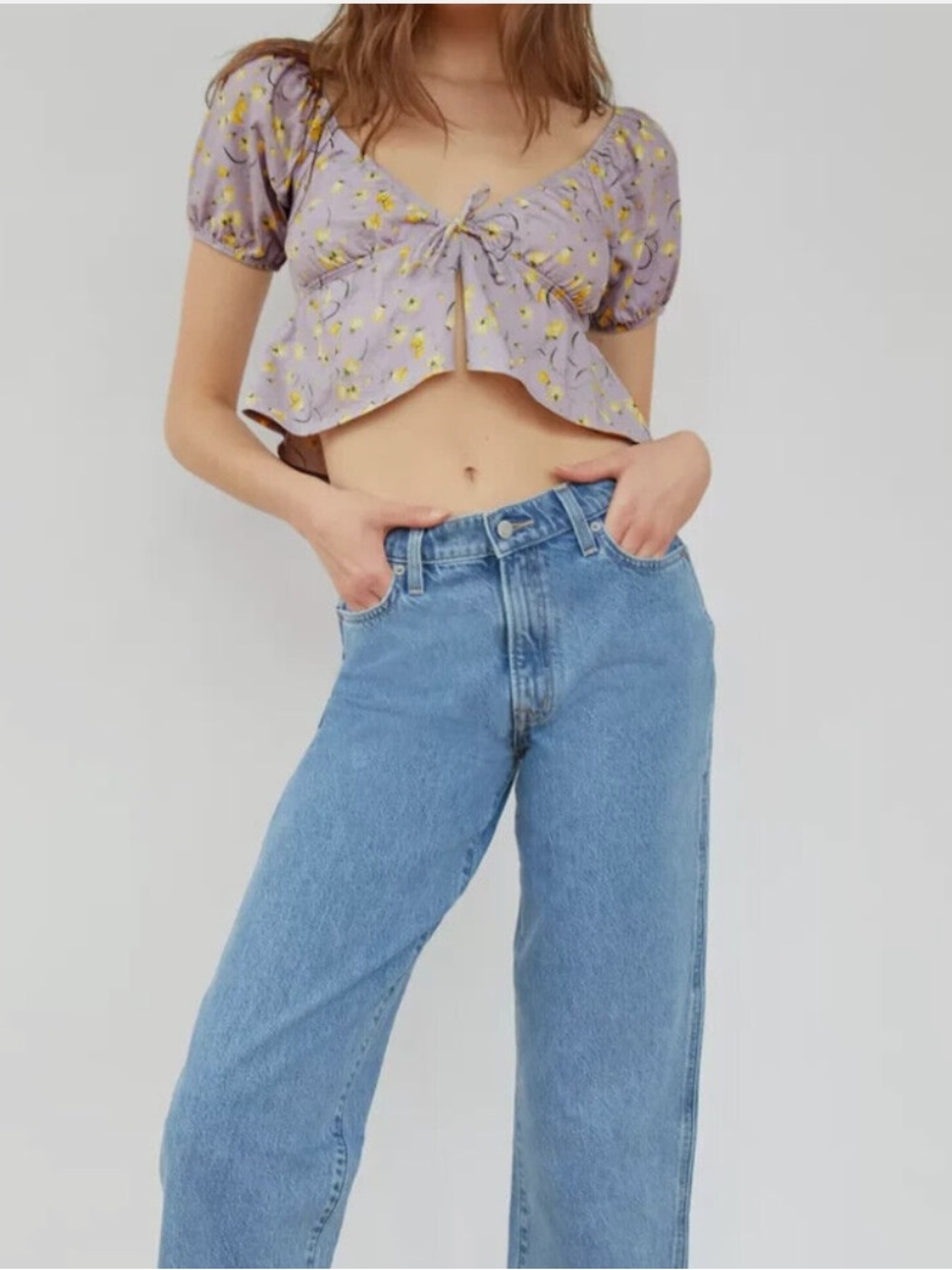 Sunday Best for Aritzia Kaia Crop Top, EUC, size S - Picture 2 of 3